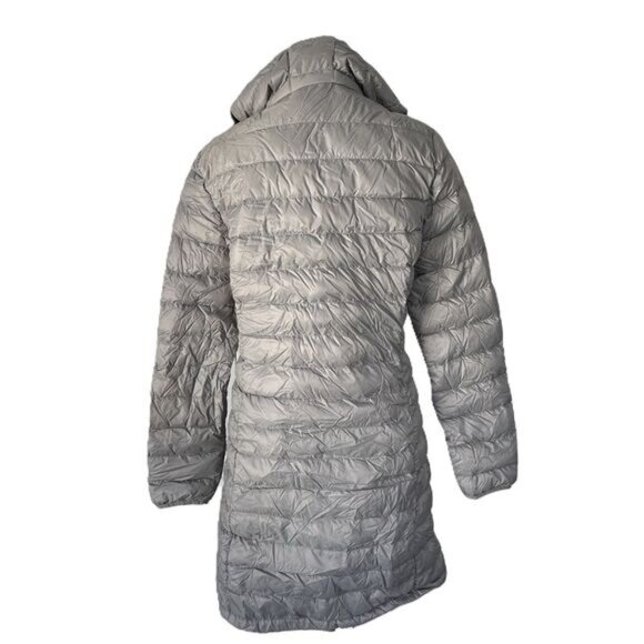 New Quince Womens Lightweight Down Packable Hooded Puffer Jacket Gray Size M - Picture 5 of 10